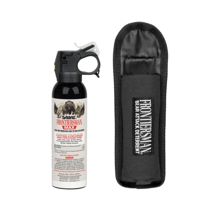 SABRE Frontiersman MAX 7.9 oz Bear Spray with Belt Holster