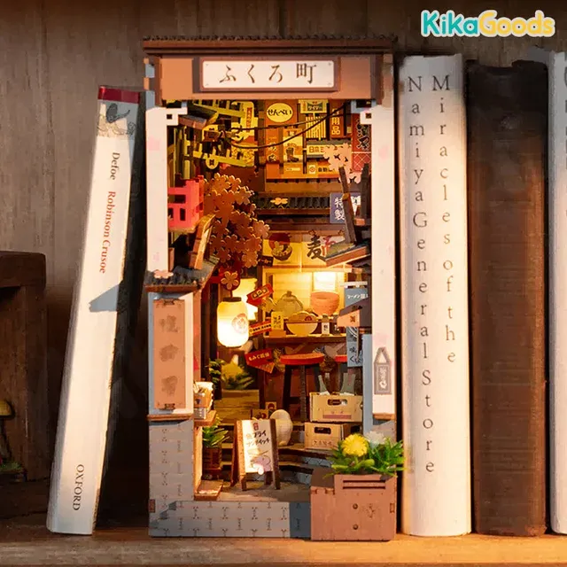Rolife Sakura Wine Alley Book Nook