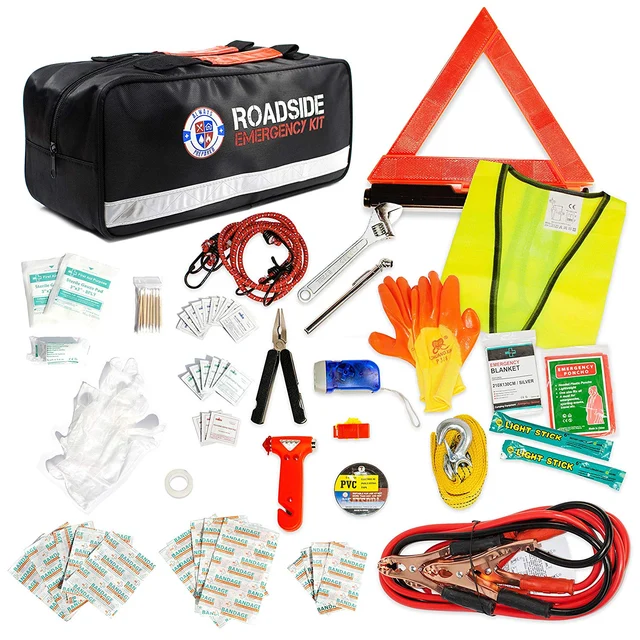 Always Prepared 125-Piece Roadside Emergency Kit