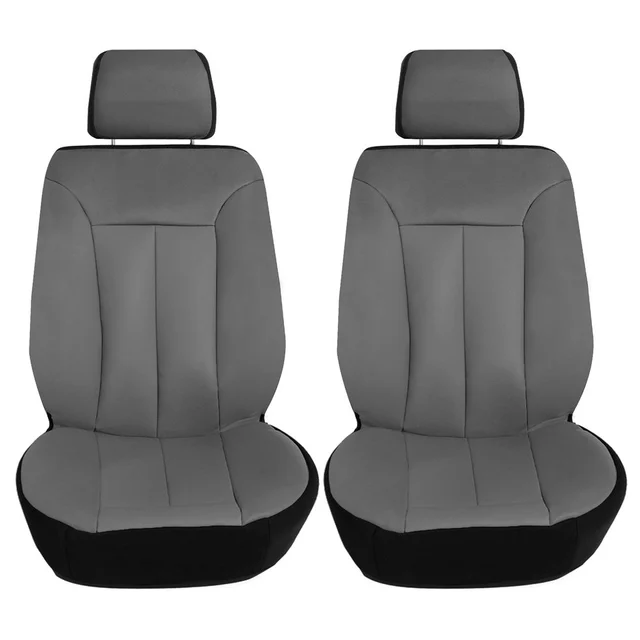 FH Group Apex90 Superior Faux Leather Car Seat Covers (Front Set)