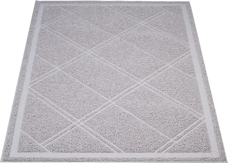 Amazon Basics Less-Mess Litter Trapping Cat Litter Box Mat