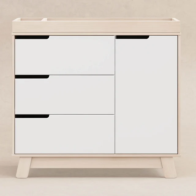 Babyletto Hudson 3-Drawer Compact Changer Dresser with Removable Changing Tray