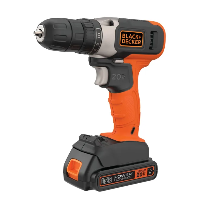BLACK+DECKER 20V MAX POWERCONNECT Cordless Drill/Driver (BCD702C1)