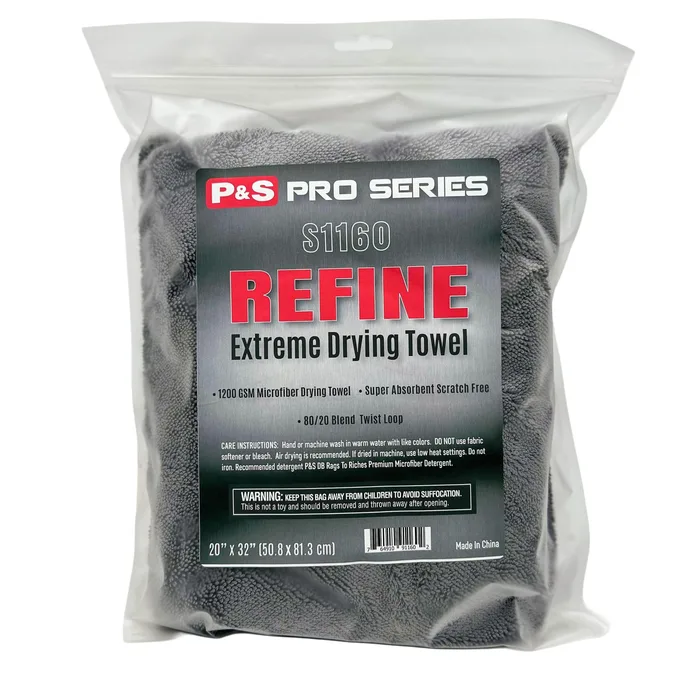 P&S Detail Products Refine Extreme Drying Towel