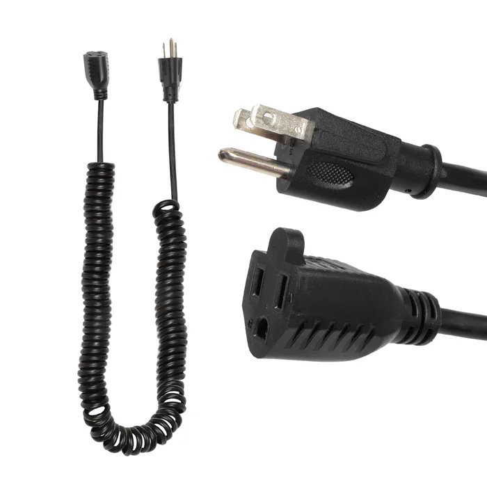 Iron Forge Cable 25 ft Coiled 14/3 SJEOW Extension Cord