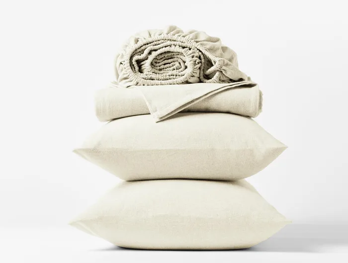 Cloud Brushed Organic Flannel Sheet Set