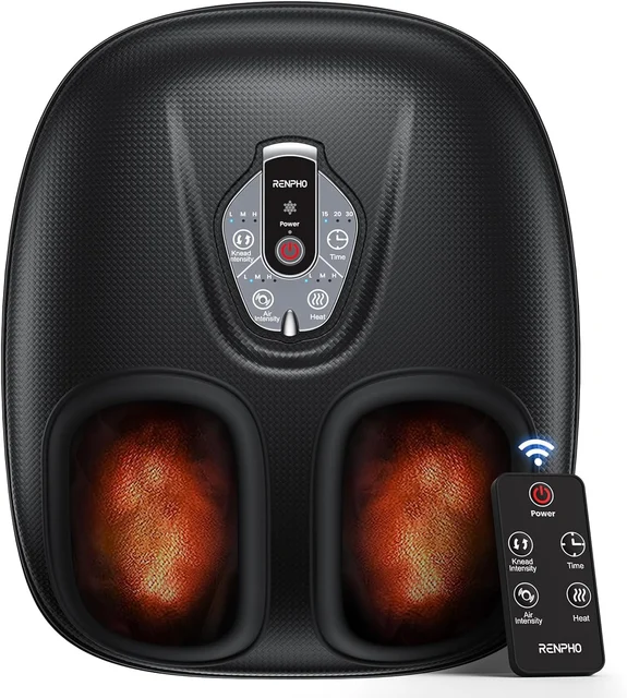 RENPHO Foot Massager Machine with Heat (2026 Upgraded) — our top pick
