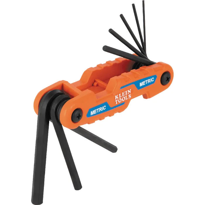 70540M Compact Folding Hex Key Set, 8-Key, Metric