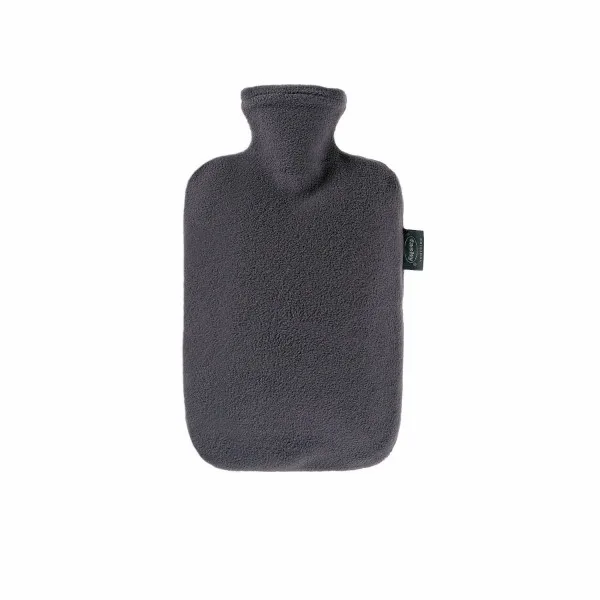 Fashy Hot Water Bottle with Fleece Cover 2.0 L