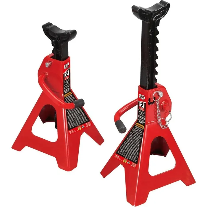 BIG RED Double Locking Jack Stands, 2 Ton (T42002A)