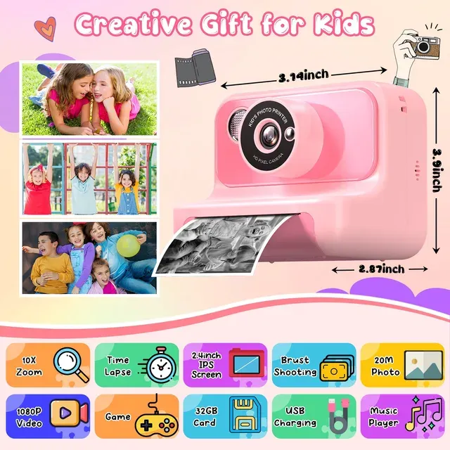 Gofunly H3 Instant Print Camera