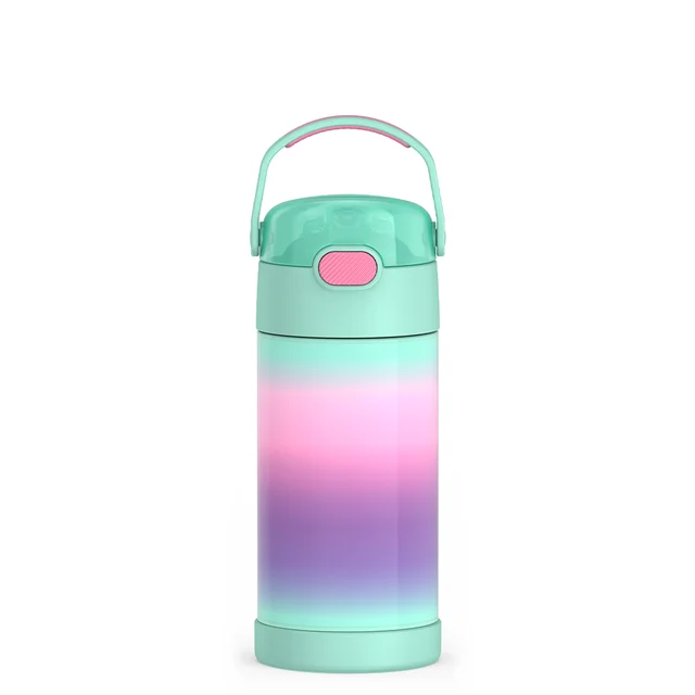 Thermos FUNtainer 12 oz Vacuum Insulated Stainless Steel Water Bottle with Straw Lid