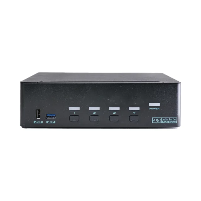 Level1Techs DisplayPort 1.4 KVM Switch (Dual Monitor, Four Computer)