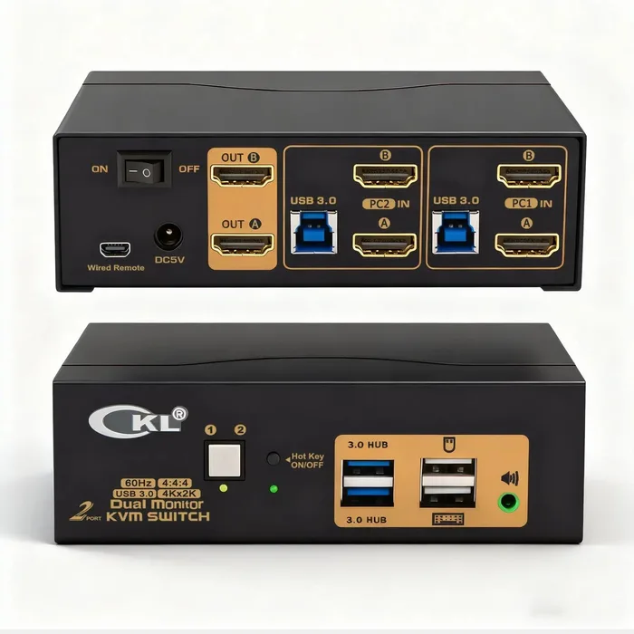 922HUA-3 Dual Monitor HDMI KVM Switch