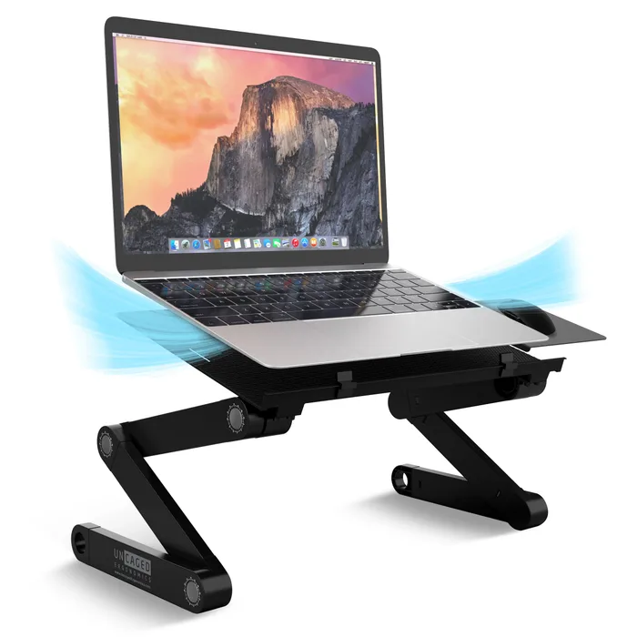 Uncaged Ergonomics WorkEZ Best Adjustable Laptop Stand & Lap Desk