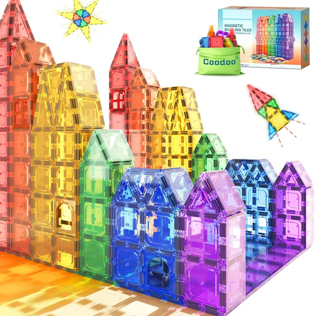 Coodoo Magnetic Tiles Starter Set
