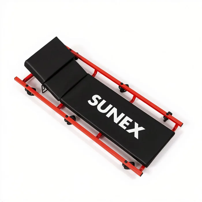 Sunex 8505B 6-Caster Creeper with Adjustable Headrest