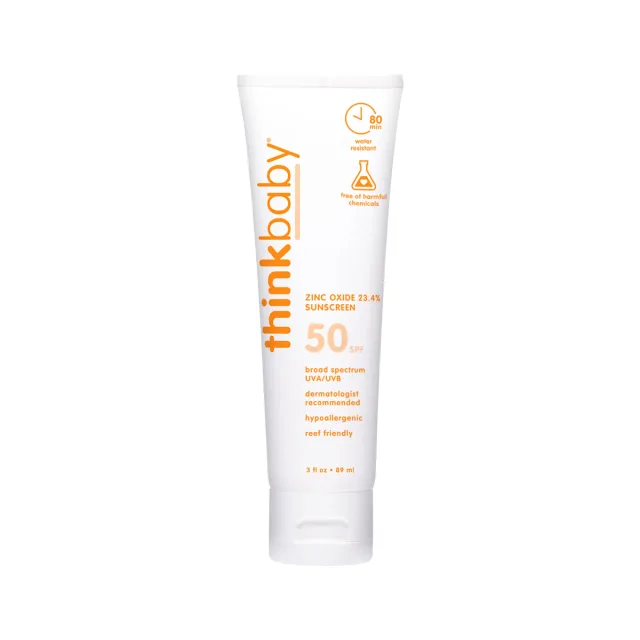 Thinkbaby SPF 50+ Safe Sunscreen - our top pick