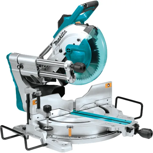 LS1019L 10 in. Dual-Bevel Sliding Compound Miter Saw with Laser