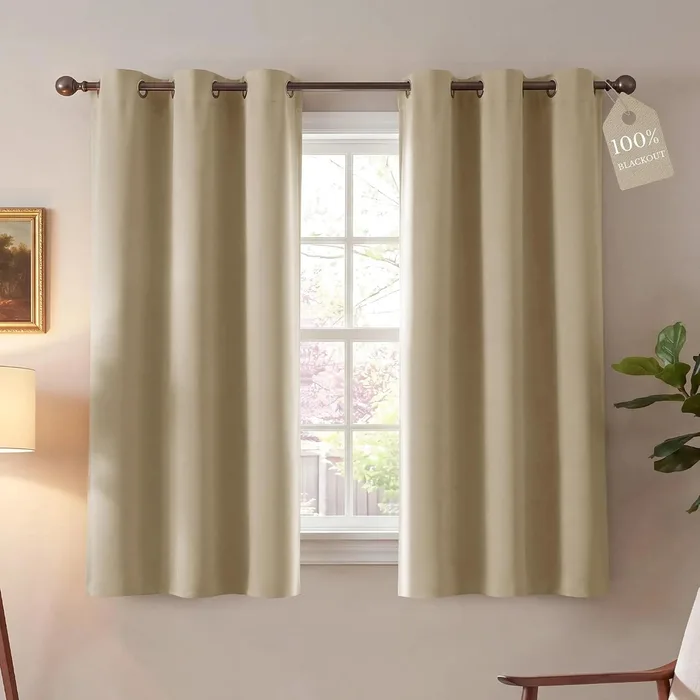 Super-heavy 100% Blackout Grommet Curtains