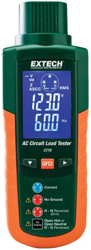 CT70 GFCI and AC Circuit Analyzer