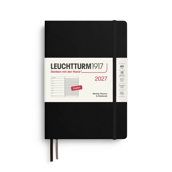 Leuchtturm1917 Weekly Planner & Notebook 2027 (Medium A5)