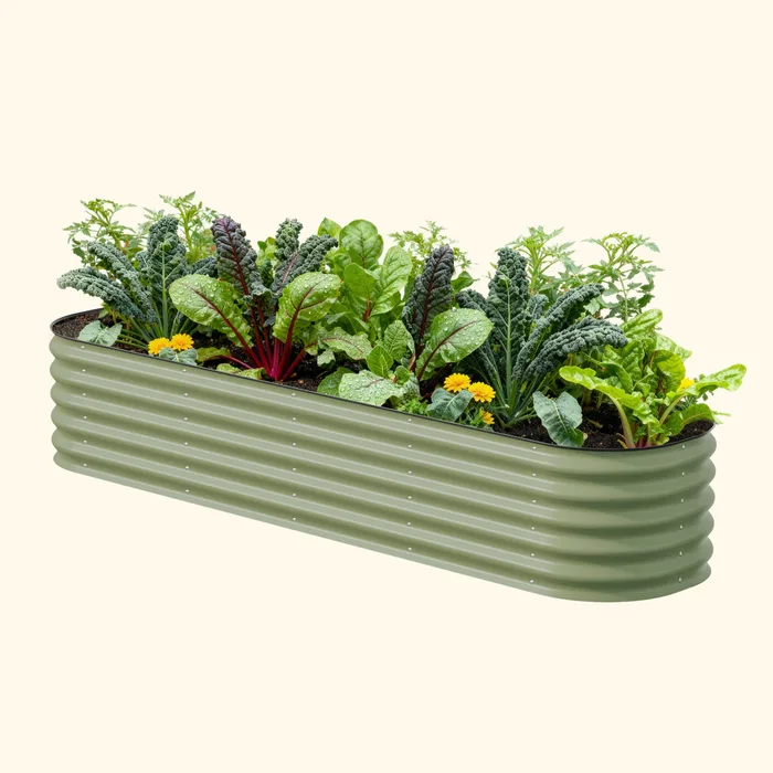 Vego Garden 17" Tall 9-in-1 Modular Metal Raised Garden Bed