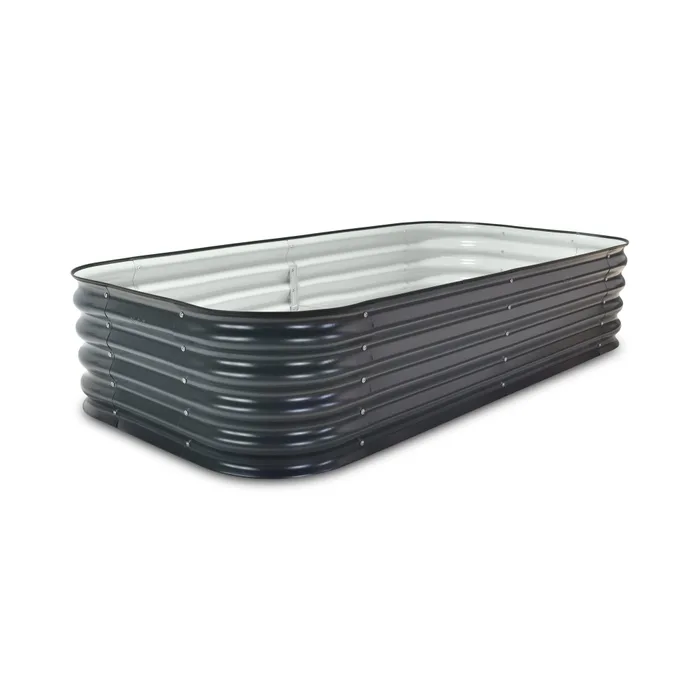 Birdies Large Modular Steel Raised Garden Bed 15" Tall