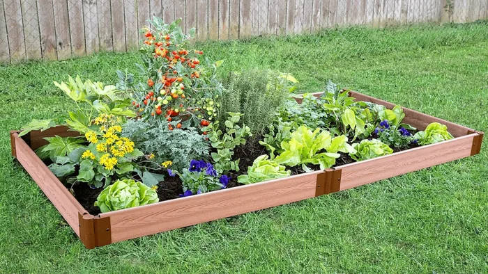 Frame It All 4' x 8' Raised Garden Bed - GardenBLOX Classic
