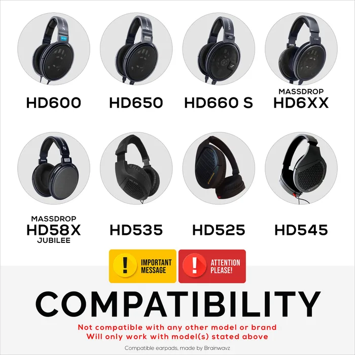 Sheepskin Earpads for Sennheiser HD600 / HD650 / HD660S / HD58X / HD6XX