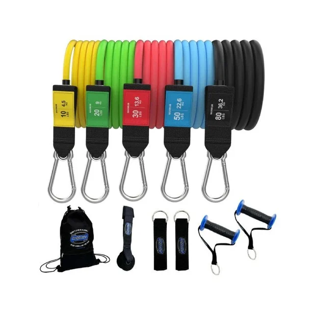 Bodylastics Stackable Tube Resistance Bands Set — our top pick
