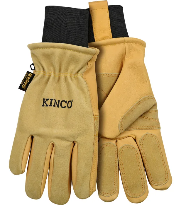 901 Lined Heavy-Duty Premium Grain & Suede Pigskin Ski Glove