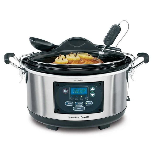 Hamilton Beach Set & Forget 6-Quart Programmable Slow Cooker (33967) — our top pick