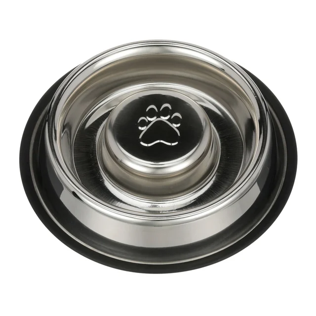 Neater Pets Non-Tip Stainless Steel Slow Feed Bowl