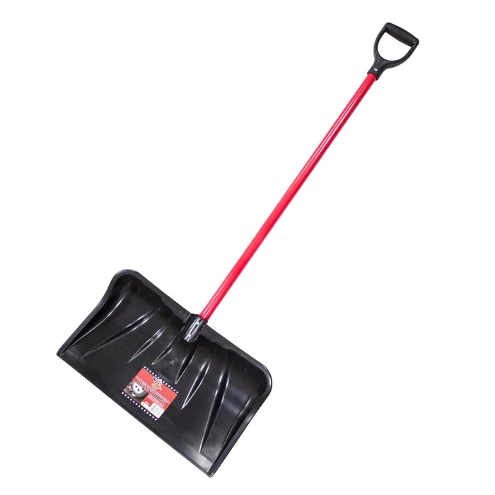 Bully Tools 22" Combination Snow Shovel/Pusher with Fiberglass Handle (92814)