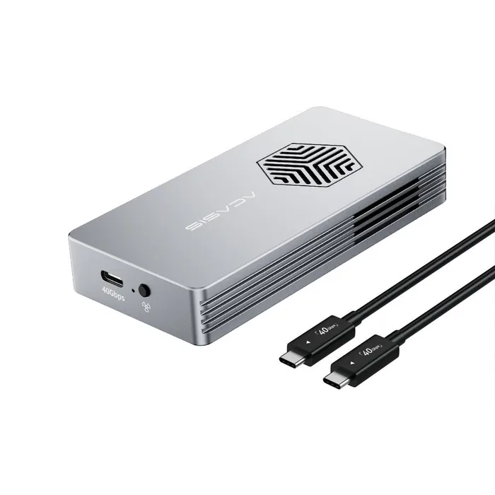 40Gbps M.2 NVMe SSD Enclosure with Cooling Fan