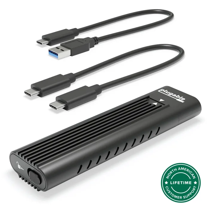 USB 3.1 Gen 2 Tool-free NVMe Enclosure
