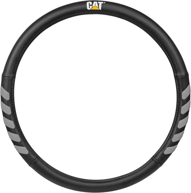 Cat UltraSport Faux Leather Semi Truck Steering Wheel Cover