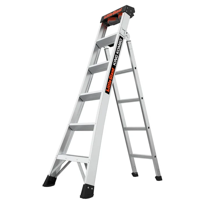 King Kombo 2.0 3-in-1 Combination Ladder, aluminium, 6 ft (14906-001) - our top pick