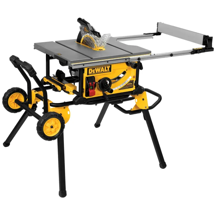 DEWALT DWE7491RS 10 in. Jobsite Table Saw with Rolling Stand - our top pick