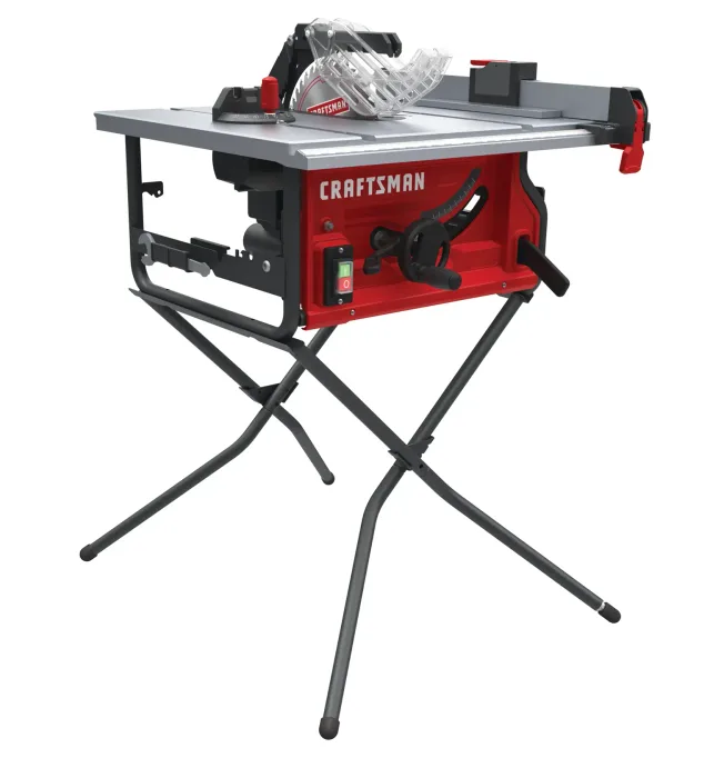 CMXETAX69434502 10 in. 15 Amp Corded Jobsite Table Saw with Folding Stand