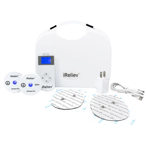 iReliev Wireless TENS + EMS Therapeutic Wearable System (ET-5050)