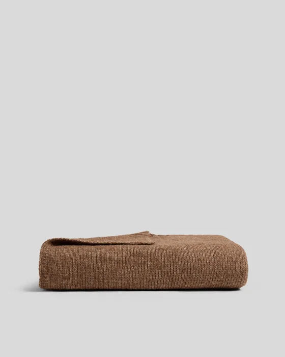 Natural Alpaca Throw
