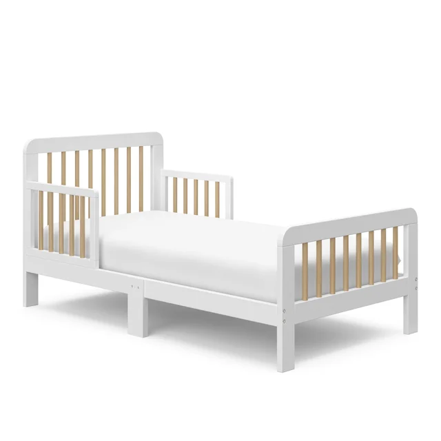 Storkcraft Pasadena Toddler Bed with Guardrails — our top pick