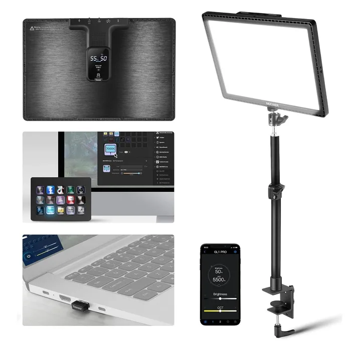 NEEWER GL1 PRO 15.5 inch Key Light - our top pick